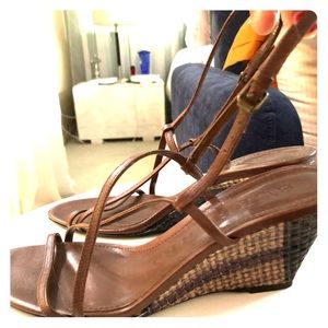 Brown Burberry sandals